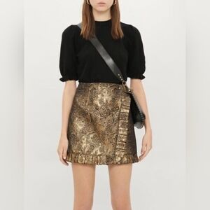 Sandro Goldena Skirt Size M